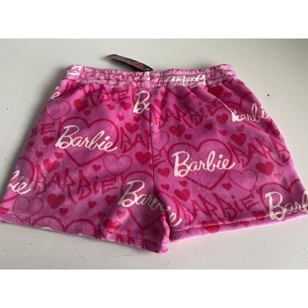 Barbie Apparel Women’s Sz L Hot Pink Logo Shorts Super Soft‎ With Pockets NEW - Picture 10 of 12